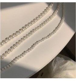 Pearl Choker Necklaces Vintage Round Pearl Pendant Necklace Fashion White Beads Cluster Jewelry Accessories White1 $5.71 Neck...