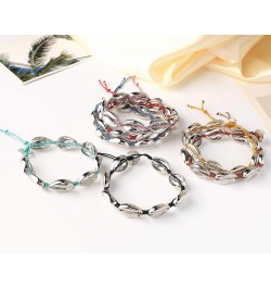 Gold Shell Charm Bracelet Handmade Bohemia Cowry Bracelets Women Classic Wrap Bracelets Silver 22A $9.79 Bracelets