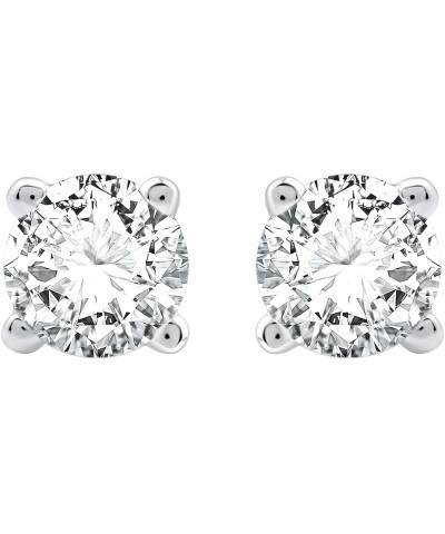 1/4 ct. T.W. Round Lab Diamond (SI1-SI2 Clarity, F-G Color) and Sterling Silver Stud Earrings $42.00 Earrings