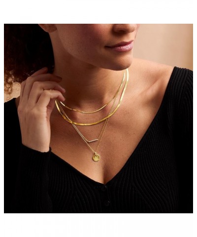 by Ross-Simons 1.5mm 14kt Yellow Gold Herringbone Necklace 18.0 Inches $105.60 Necklaces