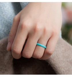 Women Silicone Wedding Bands, Breathable Leaf Cross Pattern Wedding Rings - 4mm Wide ZZ - Teal Swivel 6.5 - 7 (17.35mm) $9.17...