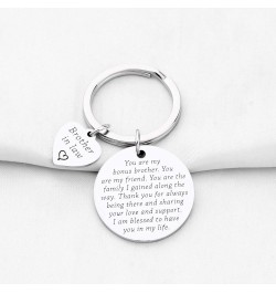 Bonus Brother Gifts Brother-In-Law Gifts Brother Keychain Brother Of The Bride Gifts Brother in Law $10.39 Pendants