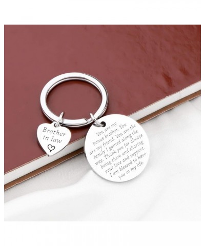 Bonus Brother Gifts Brother-In-Law Gifts Brother Keychain Brother Of The Bride Gifts Brother in Law $10.39 Pendants