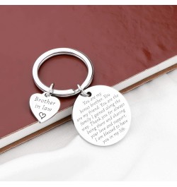 Bonus Brother Gifts Brother-In-Law Gifts Brother Keychain Brother Of The Bride Gifts Brother in Law $10.39 Pendants