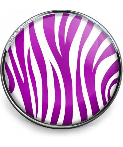 Choose a Color | Zebra Snap Jewelry Animal Print Pattern Design 18MM Ginger Charm Button Fits Women's Customizable Bracelets,...