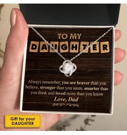 Valentines Day Gifts For Daughter From Dad, Womens Valentines Gifts, Daughter Necklace Gifts, Birthday Gifts For Women, Jewel...