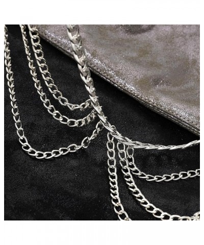 Adjustable Multi-Layer Waist Chain Belt for Women - Stylish and Versatile Accessory Silver $12.75 Others