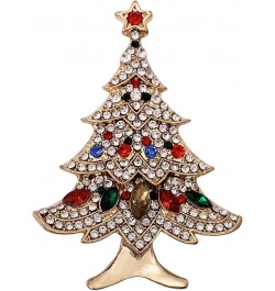 XGALA Vintage Rhinestones Brooch for Women Girls Christmas tree 2 $8.15 Brooches & Pins