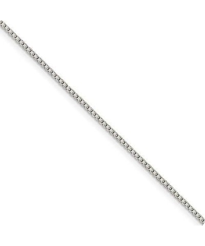 1.25mm Sterling Silver, Box Chain Necklace 28.0 Inches $36.89 Necklaces