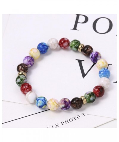 Colorful Beads Bracelet Beads s Beaded Bracelet For Women Girls Attractive $3.51 Bracelets