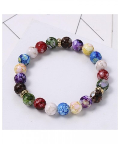 Colorful Beads Bracelet Beads s Beaded Bracelet For Women Girls Attractive $3.51 Bracelets