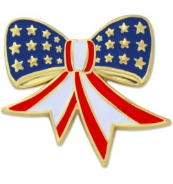 American Flag Lapel Pin 1 Piece Bow Fourth of July $19.68 Brooches & Pins