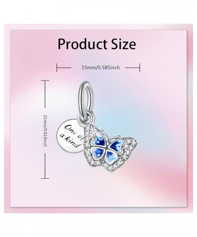 Family Mom Daughter Love Heart Dangle Charm 925 Sterling Silver Charms fits Bracelets and Necklace Pendant Bead Charms Jewelr...