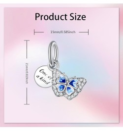 Family Mom Daughter Love Heart Dangle Charm 925 Sterling Silver Charms fits Bracelets and Necklace Pendant Bead Charms Jewelr...