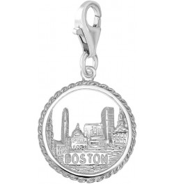 Boston Charm with Lobster Clasp White Gold $26.40 Bracelets