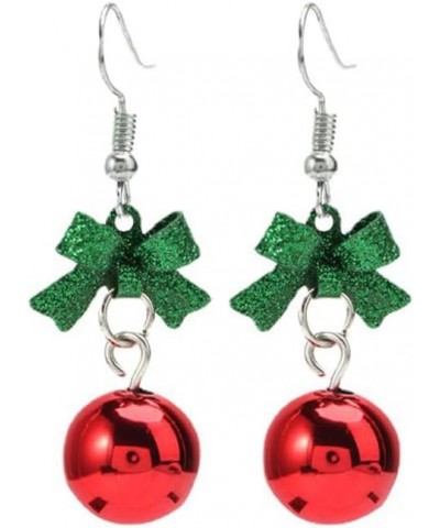 Xmas Earrings Christmas Tree Bel Santa Claus Snowman Shape Pendant Drop Dangle Earring Women Girls Festival Ear Jewelry 3 $8....