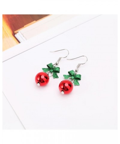 Xmas Earrings Christmas Tree Bel Santa Claus Snowman Shape Pendant Drop Dangle Earring Women Girls Festival Ear Jewelry 3 $8....