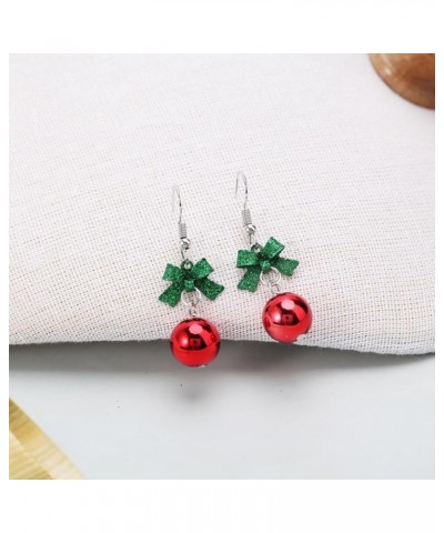 Xmas Earrings Christmas Tree Bel Santa Claus Snowman Shape Pendant Drop Dangle Earring Women Girls Festival Ear Jewelry 3 $8....