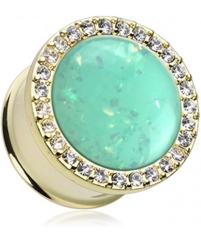 Golden Mint Opal Elegance Multi-Gem WildKlass Plug (Sold as Pairs) 5/8 $16.73 Body Jewelry