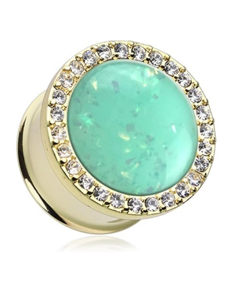 Golden Mint Opal Elegance Multi-Gem WildKlass Plug (Sold as Pairs) 5/8 $16.73 Body Jewelry