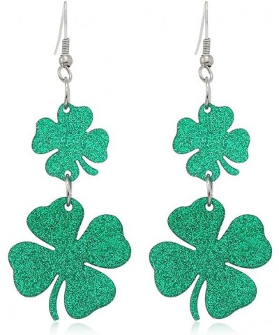 St Patricks Day Shirt Women St Patricks Day Earrings for Women Shamrock Earrings for Girls Irish Earrings Green Clover Drop E...