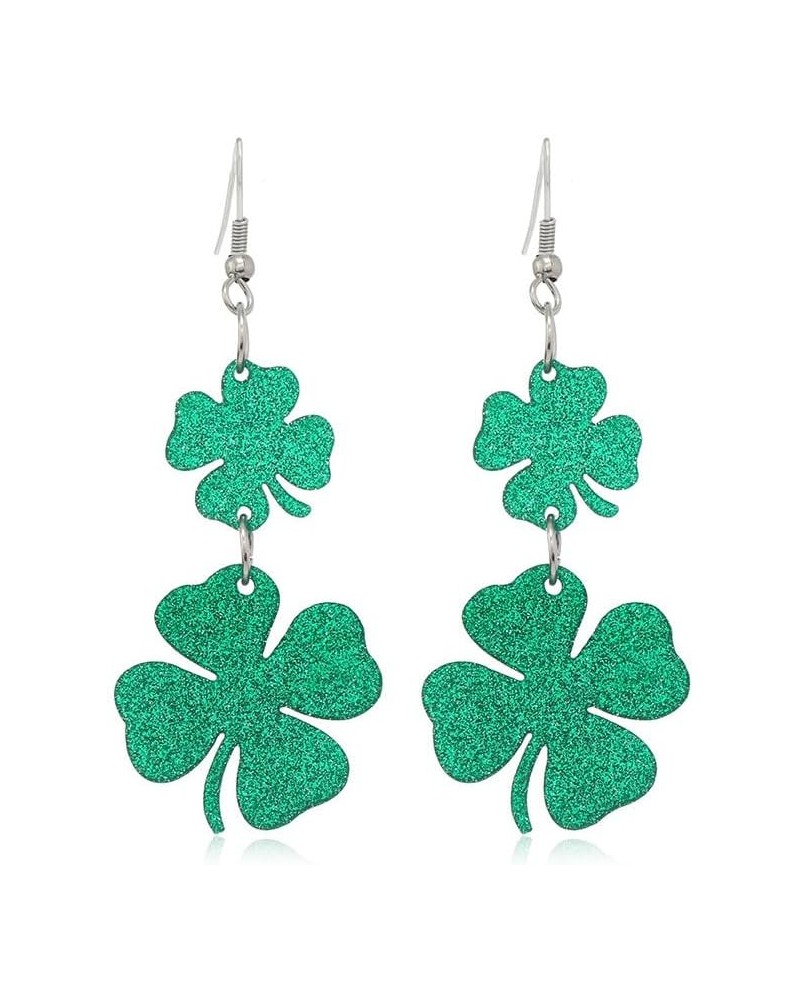 St Patricks Day Shirt Women St Patricks Day Earrings for Women Shamrock Earrings for Girls Irish Earrings Green Clover Drop E...