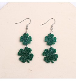 St Patricks Day Shirt Women St Patricks Day Earrings for Women Shamrock Earrings for Girls Irish Earrings Green Clover Drop E...