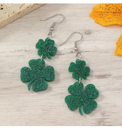 St Patricks Day Shirt Women St Patricks Day Earrings for Women Shamrock Earrings for Girls Irish Earrings Green Clover Drop E...