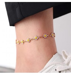 3PCS Ankle Bracelets for Women Teens 14K Gold Plated Anklets Bracelets Cuban Link Tennis Snake Paperclip Chain Cubic Zirconia...