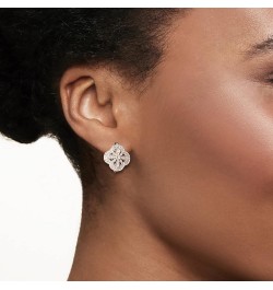 Openwork Clover Drop Earrings With Diamond Accents in Sterling Silver $51.63 Earrings