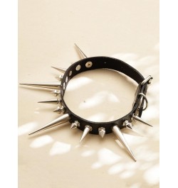 Gothic Punk Spiked Choker Necklace, PU Leather Choker, Halloween Chirstmas New Year Jewelry Gift for Women, Men 34 $8.84 Neck...