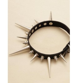 Gothic Punk Spiked Choker Necklace, PU Leather Choker, Halloween Chirstmas New Year Jewelry Gift for Women, Men 34 $8.84 Neck...