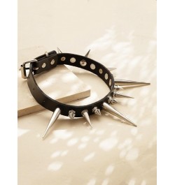 Gothic Punk Spiked Choker Necklace, PU Leather Choker, Halloween Chirstmas New Year Jewelry Gift for Women, Men 34 $8.84 Neck...