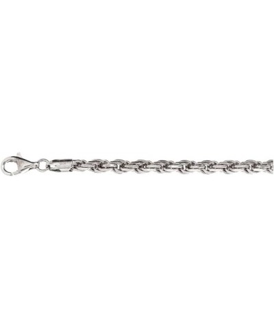 Rope 100-5MM Heavy .925 Sterling Silver Italian Link Chain 24.0 Inches $39.15 Necklaces