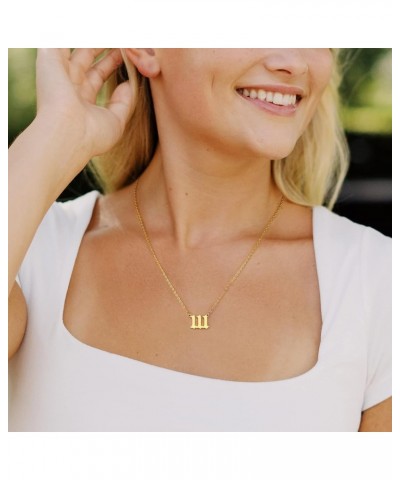 Angel Number Necklace for Women Dainty Gold Plated Number Necklace Numerology Jewelry Gifts for Women 666 gold-plated $9.17 N...