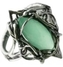 Vintage Marquise Cut Emerald Rings for Women 925 Sterling Silver Elegant Green Gemstone Statement Ring Surrounded by Branches...