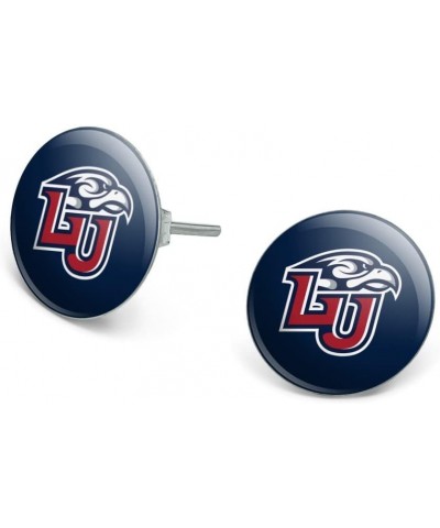 Liberty University Primary Logo Novelty Silver Plated Stud Earrings $10.61 Earrings