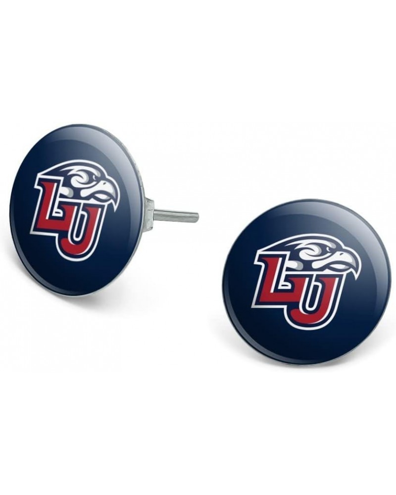 Liberty University Primary Logo Novelty Silver Plated Stud Earrings $10.61 Earrings