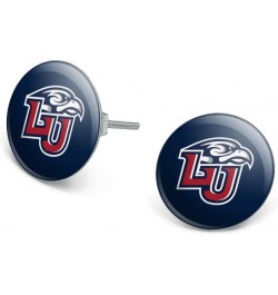 Liberty University Primary Logo Novelty Silver Plated Stud Earrings $10.61 Earrings