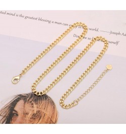 18k Gold Paperclip Chain Choker Satellite Chain Lava Bead Pendant Necklace Dainty Jewelry for Women 16'' Cuban Chain $10.66 N...