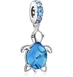 Charm 925 Sterling Silver Pendant,Girl Jewelry Beads Gifts for Women Bracelet&Necklace Murano Glass Sea Turtle Dangle $8.54 B...