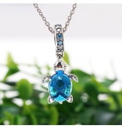 Charm 925 Sterling Silver Pendant,Girl Jewelry Beads Gifts for Women Bracelet&Necklace Murano Glass Sea Turtle Dangle $8.54 B...