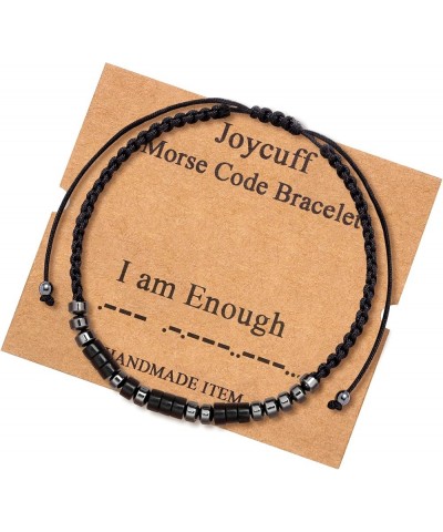 Inspirational Morse Code Bracelets for Women Teen Girls Gifts for Her Best Friend Mom Daughter Sister Aunt Wife Girlfriend En...