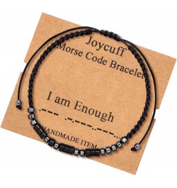 Inspirational Morse Code Bracelets for Women Teen Girls Gifts for Her Best Friend Mom Daughter Sister Aunt Wife Girlfriend En...