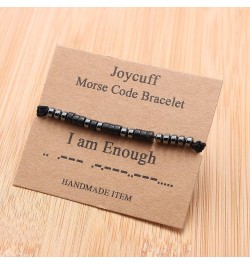 Inspirational Morse Code Bracelets for Women Teen Girls Gifts for Her Best Friend Mom Daughter Sister Aunt Wife Girlfriend En...