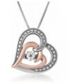 .03 ct. tw. Twinkling Diamond Pendant in 10K Pink Gold and Sterling Silver $36.96 Pendants