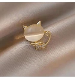 Animal Cute Cat Bow Brooch Pin On Dress Rhinestone Brooches Jewelry Accessories for Women Gold $5.79 Brooches & Pins