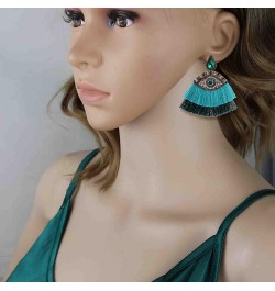 Crystal Evil Eyes Drop Earrings Fashion Unique Abstract Eyes Rhinestone Dangle Earring for Women Girls Exaggerated Jewelry Ta...