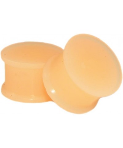 Silicone Ear Plugs Flesh Tone 1Pair 8.0 Millimeters $7.01 Body Jewelry