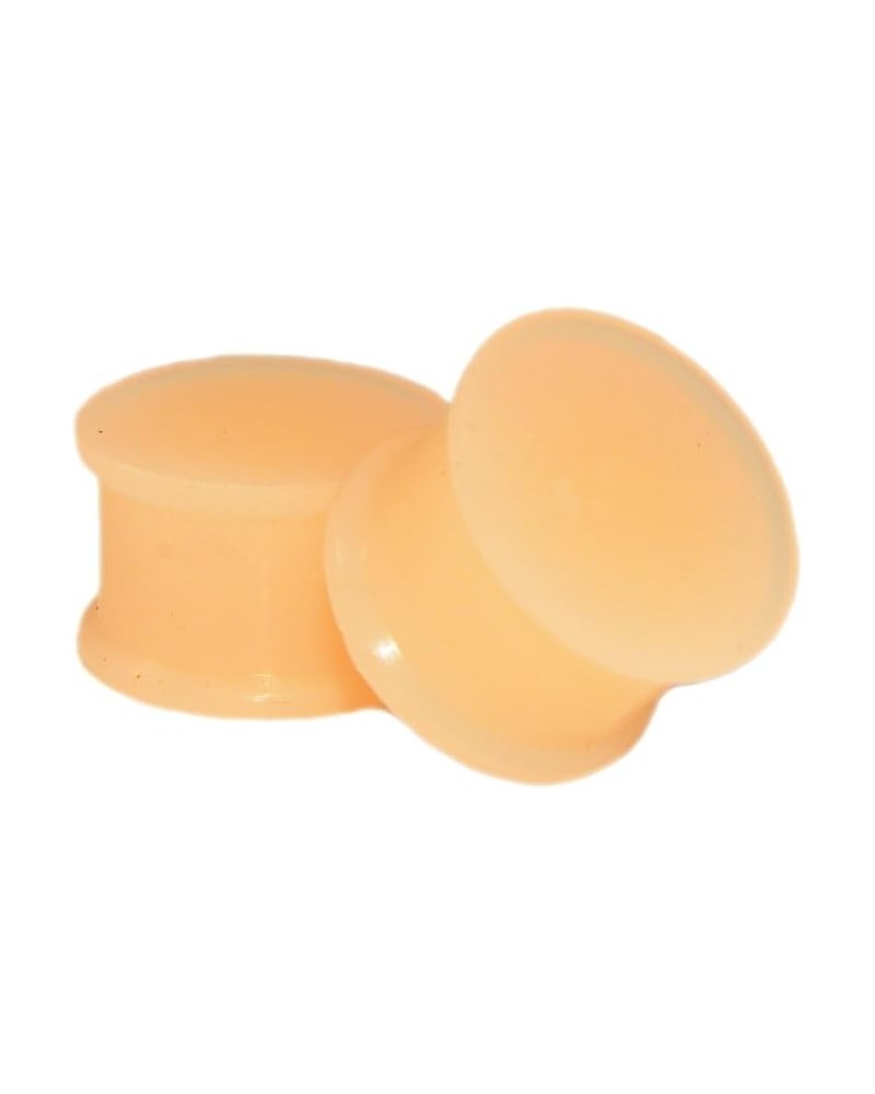 Silicone Ear Plugs Flesh Tone 1Pair 8.0 Millimeters $7.01 Body Jewelry